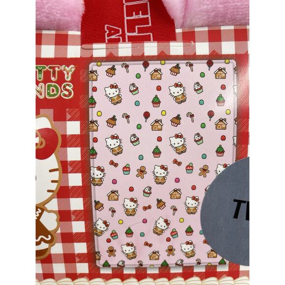 Hello Kitty Holiday Pink Christmas Candyland Twin Blanket 60”x90" NEW WITH TAGS - Picture 5 of 5